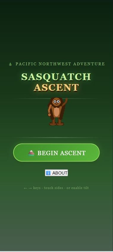 Sasquatch Ascent screenshot